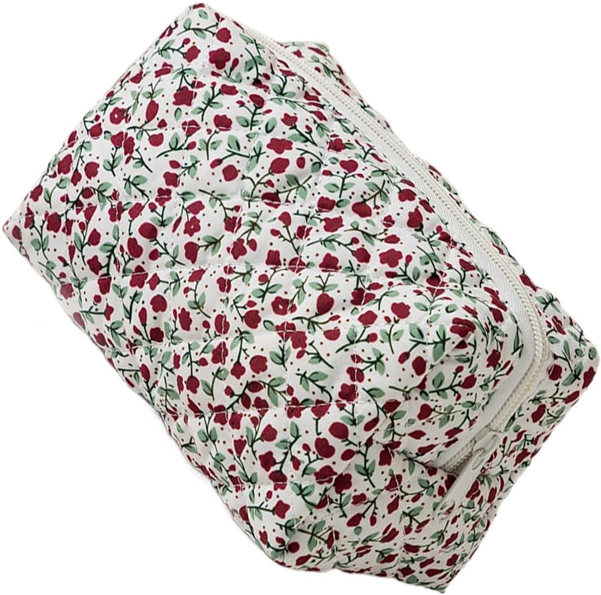 Dailygoods - Gewatteerde Make-uptas voor op Reis met Bloemenpatroon