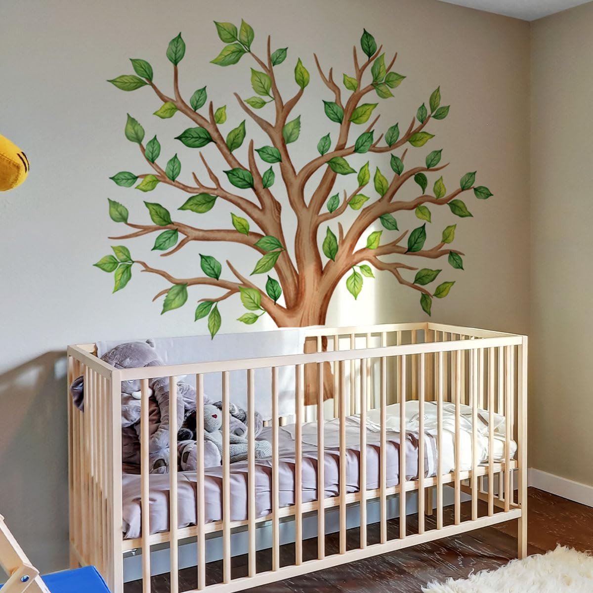 Dailygoods - Dailygoody - Grote Boom Muursticker - Decoratieve Muurdecoratie - Groene Plan
