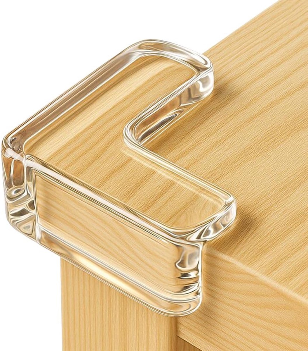Set van 12 Transparante Hoekbeschermers voor Baby's - Bescherming tegen Hoofdwonden, Tafel- en Meubelhoeken, Veiligheid voor Kinderen
