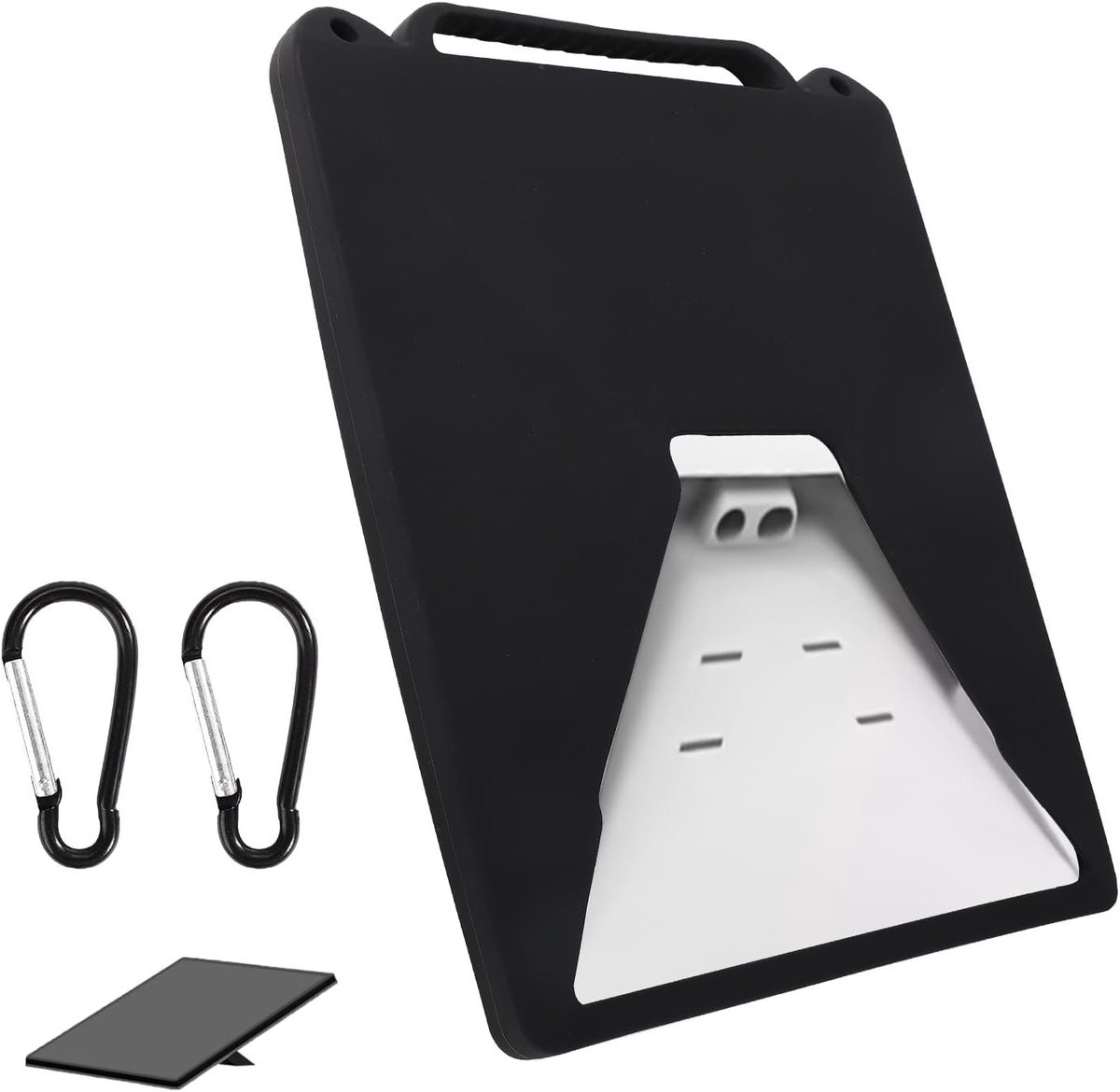 Silicone Beschermhoes voor Starlink Mini Satellietschotel met 2 Haakjes voor Backpack - Duurzame Bescherming en Handige Bevestiging voor Altijd Verbonden Blijven