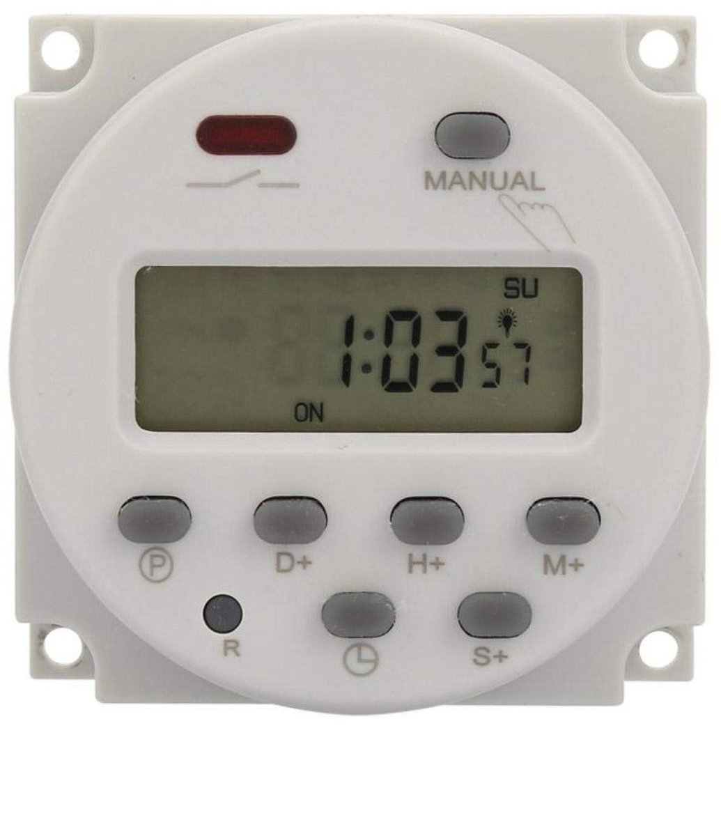 Dailygoods - Dailygoody - Digitale tijdschakelaar - Timer schakelaar - Automatische aan/uit functie - Compact formaat - Programmeerbaar - Geschikt voor elektronisc