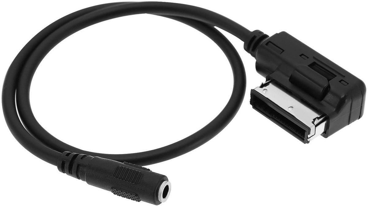 Dailygoods - Dailygoody - 3.5mm Vrouwelijke Kabel - Muziek Interface Adapter - Zwart - Audiokabel voor Mercedes-Benz 2008-2016 - Compatibel met MP3 Spelers - Ideaa..