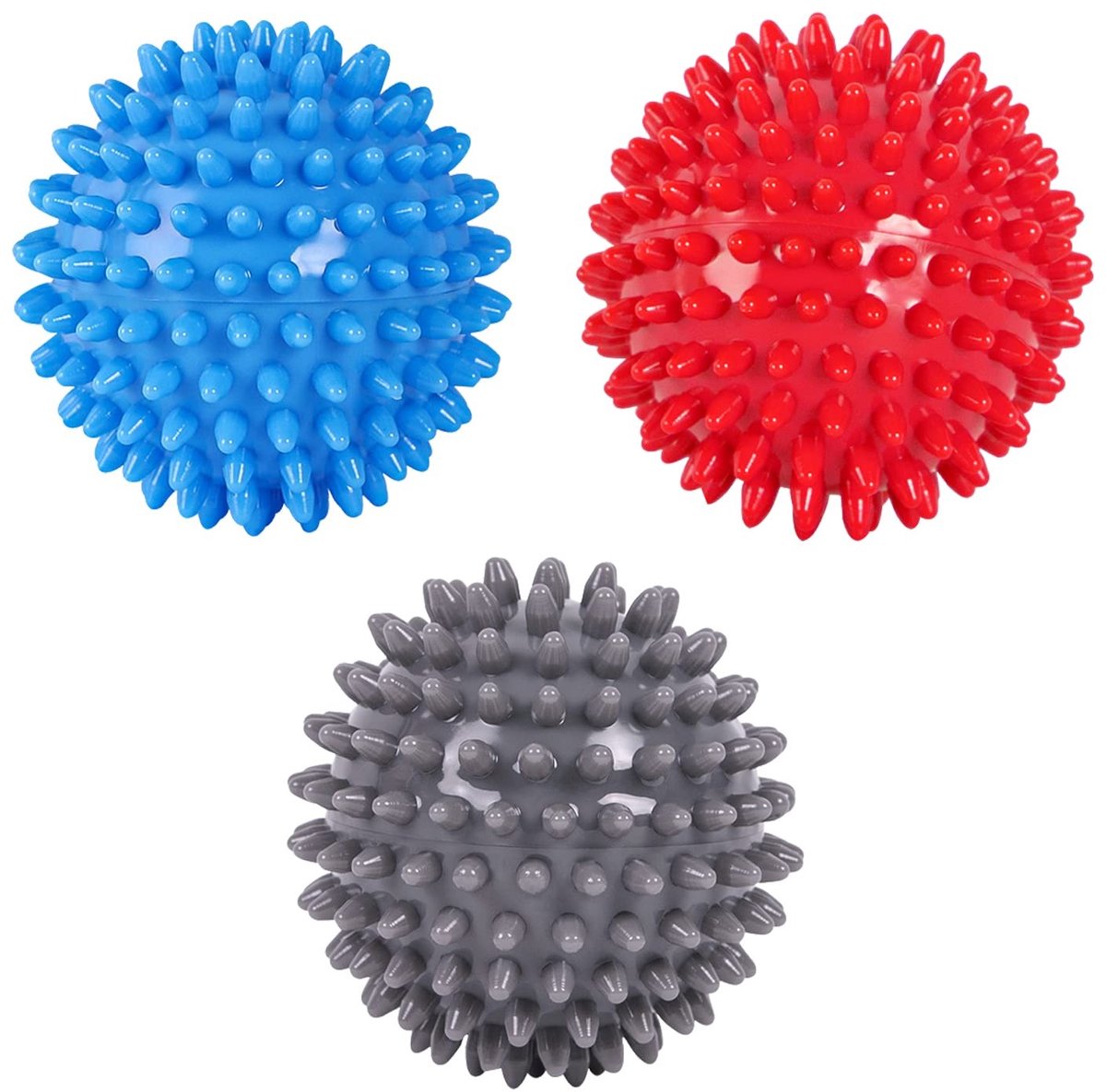 Dailygoods - Set van 3 Massageballen voor Spiermassage van Rug, Benen en Voeten