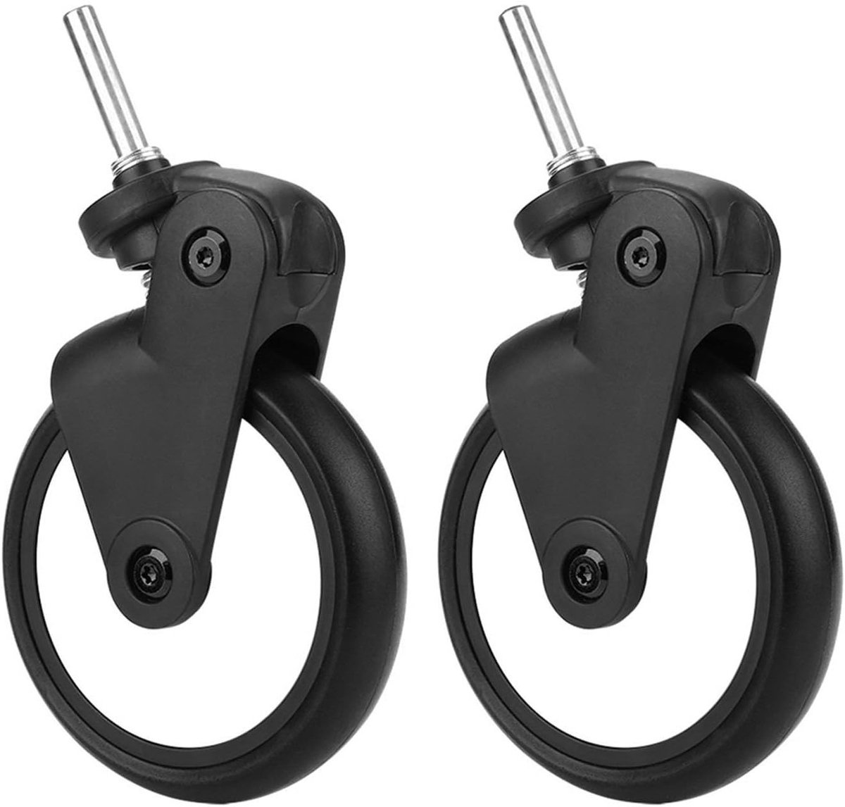 1 Paar 13 cm Rubber Wielen voor Kinderwagens, Geschikt voor Meeste Buggy's en Kinderwagens, Stroller Accessoires