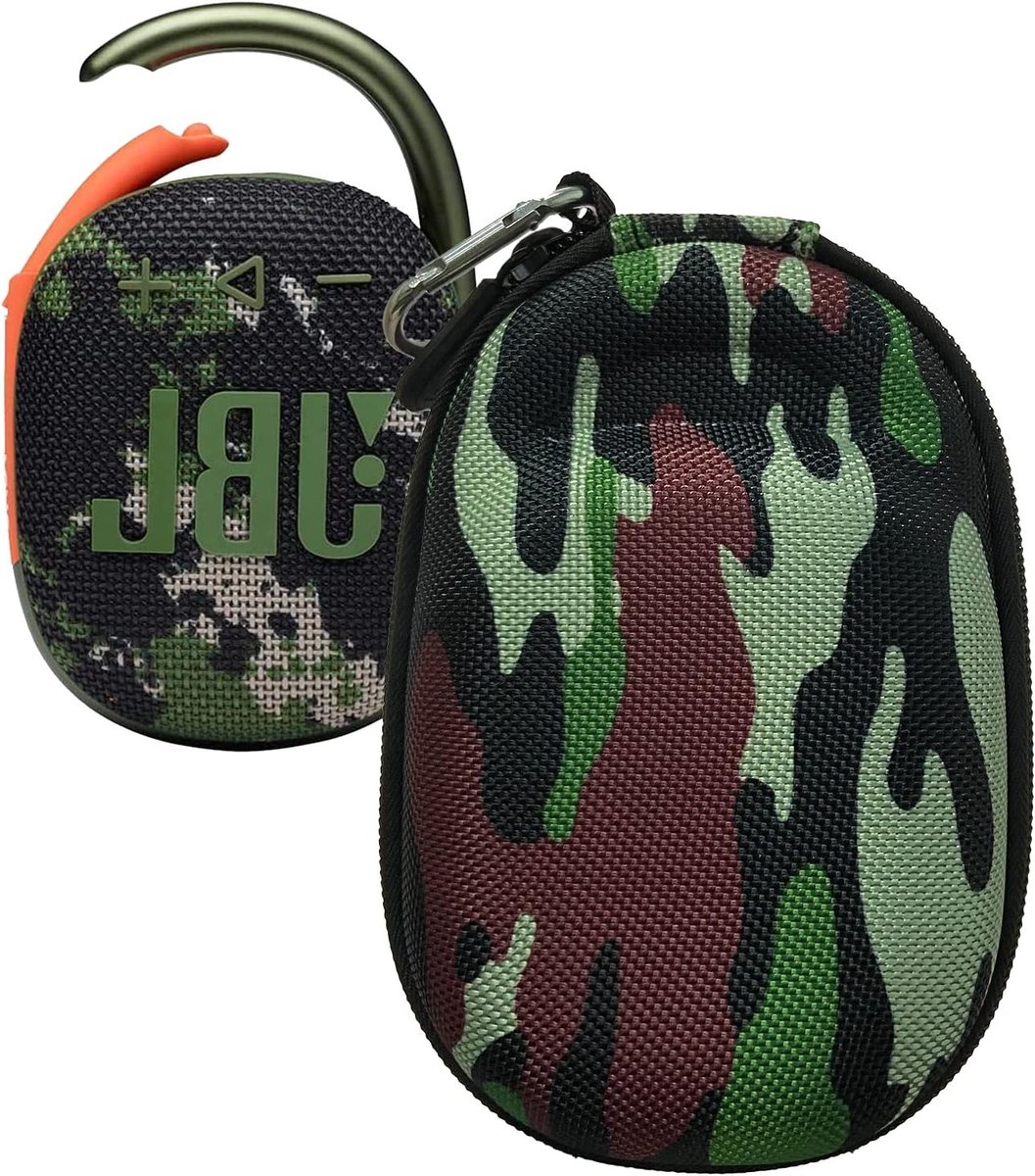 Duurzame Hard Case voor Draagbare Bluetooth Speaker - Bescherming en Camouflage Design