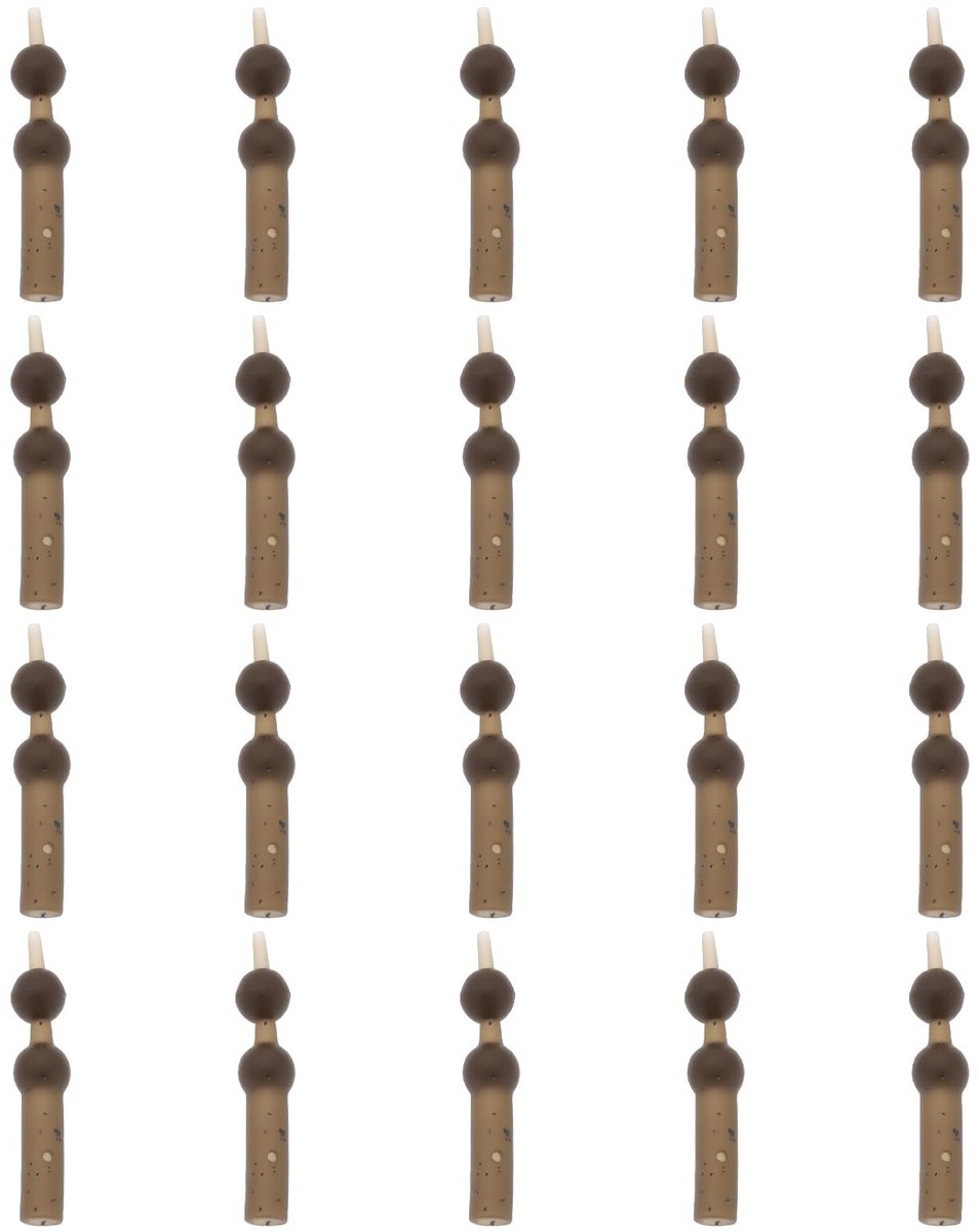 Dailygoods - Dailygoody - Helicopter Sleeves & Beads Set - 20-delige set - Ideaal voor Chod Carp Fishing Rig - Perfecte Compatibiliteit - Hoogwaardige materialen -.