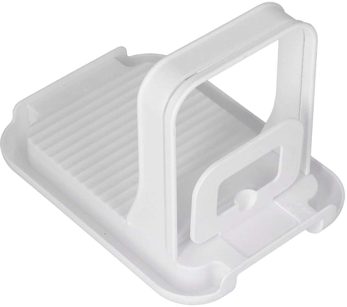 Dailygoods - Dailygoody - Broodsnijmachine - Opvouwbare Broodsnijgids - Draagbaar en Inklapbaar - Wit - Brood en Bagels - Handmatig Snijden - Geschikt voor Brood e...