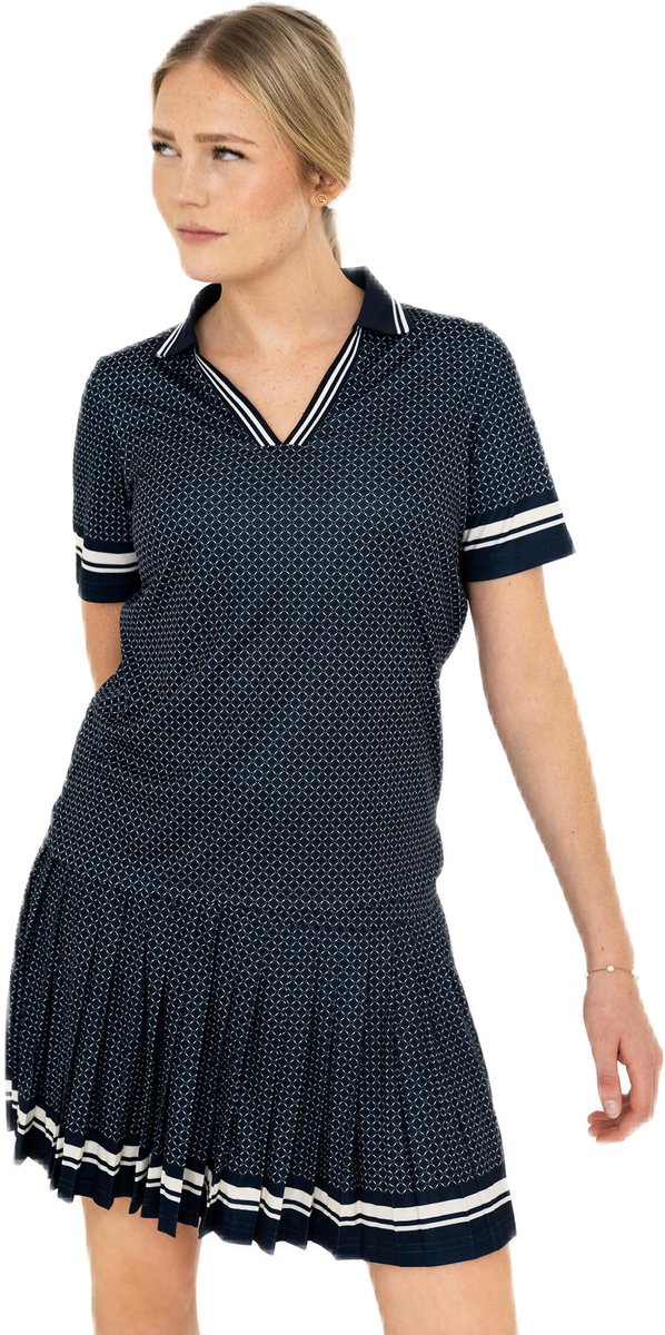 Func Factory dames Top Tracey donkerblauw/wit maat 42 van Func Factory — afbeelding 4