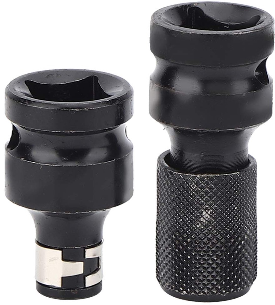 Dailygoods - Dailygoody - Socket Adapter 1/2 1/4 inch - Slagadapter - 50mm Formaat - Converter voor Ratelsleutels - Geschikt voor Auto- en Motoronderhoud - Hoogwaa