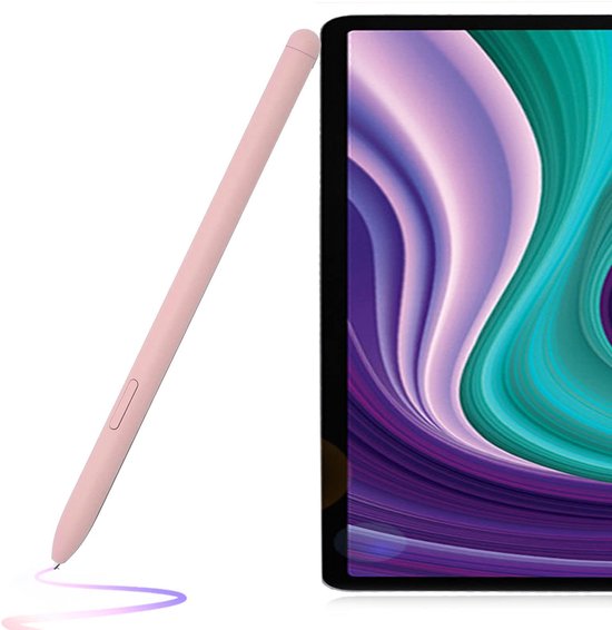Dailygoods - Dailygoody - Stylus voor Tab S6 Lite - Elektronische Styluspen - Zeer Gevoelig - Roze - Nauwkeurig Formaat - Geschikt voor SM P610 SM P615-tablet — afbeelding 4