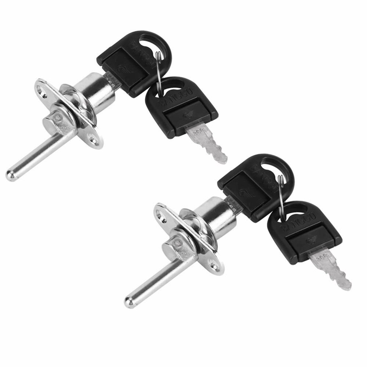 Dailygoods - Dailygoody - Meubel Slot - Sleutelslot - Duurzaam - 19mm - Veiligheidsslot - Geschikt voor Kasten - Zilver