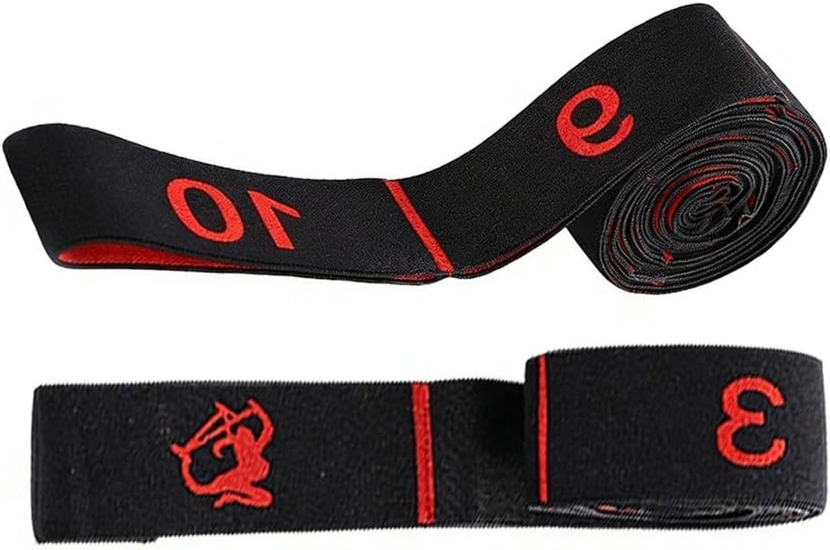 Yoga Stretch Band met 10 Lussen voor Flexibiliteit, Fitness en Revalidatie - Hoogwaardige Rekband voor Effectieve Oefeningen