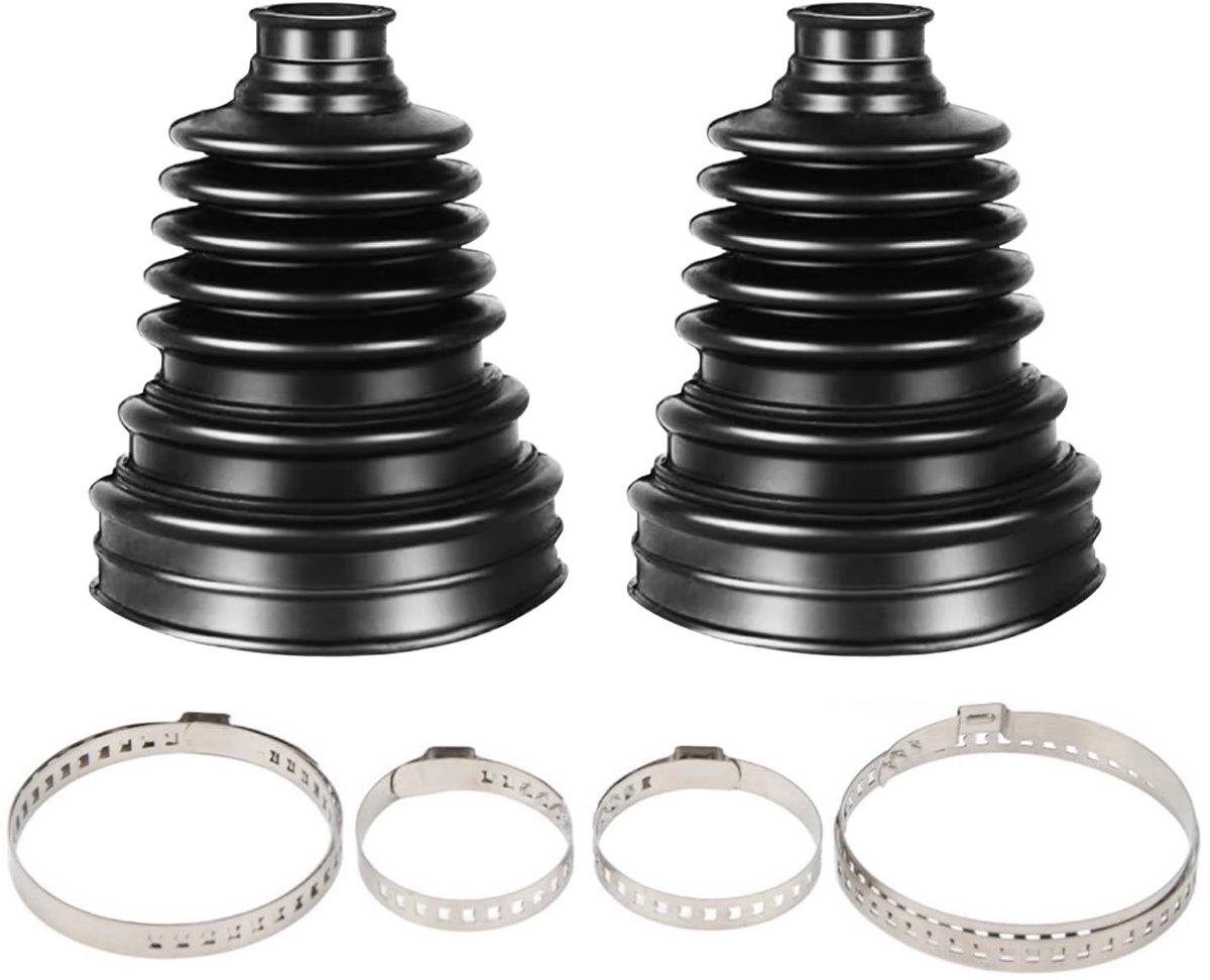 Dailygoods - Dailygoody - Universele Siliconen CV Boots - Flexibele Vervangset voor Auto's - 2 Stuks
