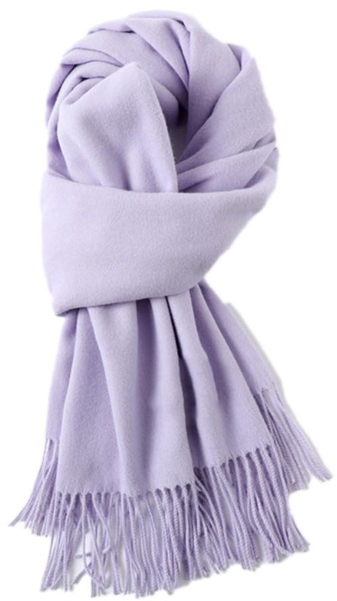 Dailygoods - Dailygoody - Dames Winter Sjaal - Warm en Modieus - 200 x 68 cm - Wijnrood - Pashmina Sjaal - Ideaal voor Outdoor Activiteiten - Perfect voor de Koude...