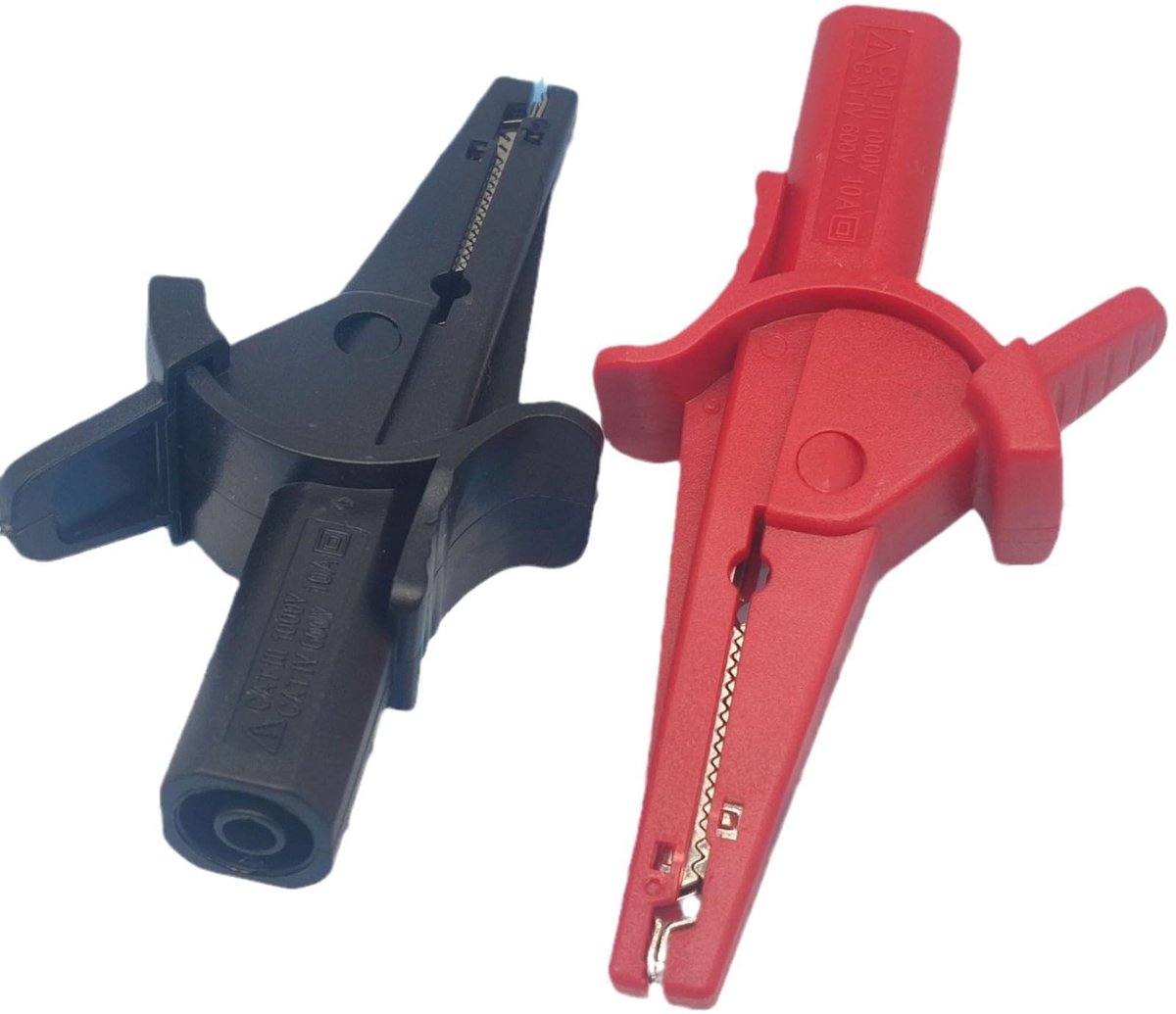 Dailygoods - Dailygoody - Clamps - Veiligheid en Kwaliteit - Robuuste Bevestiging - Rood en Zwart - Ideaal voor Klussen - Stevig en Betrouwbaar - Geschikt voor Div...