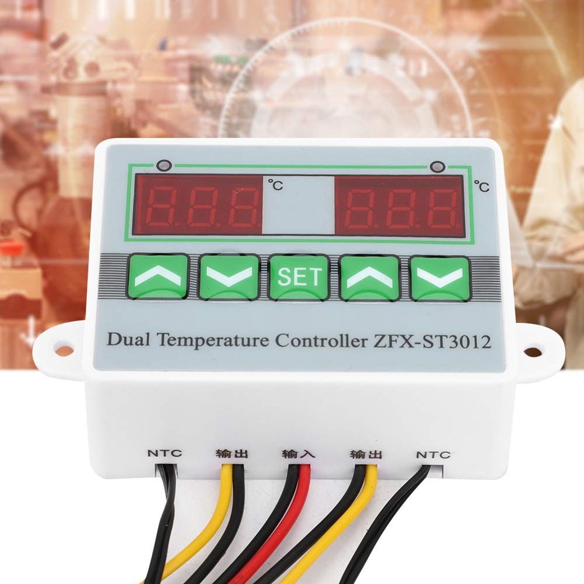 Dailygoods - Geavanceerde Digitale Thermostaat met Dual Display voor Precisietemperatuurregeling
