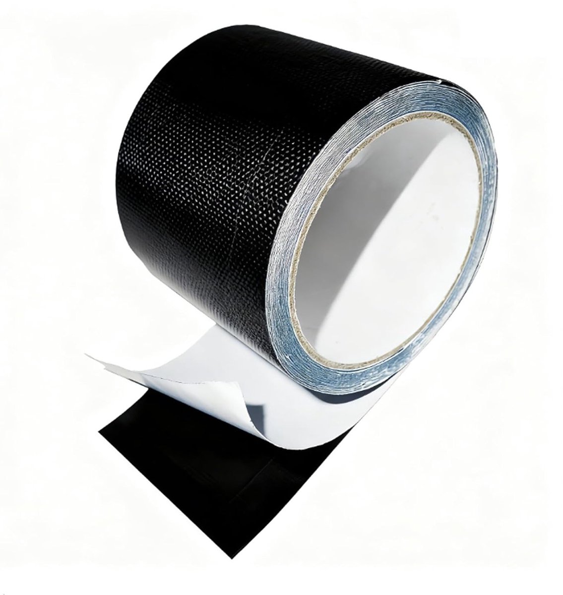 Waterdichte Reparatietape 8 cm x 5 m voor Truckzeilen, Tent en Luifel - Sterke Hechting en Scheurbestendig (Zwart)