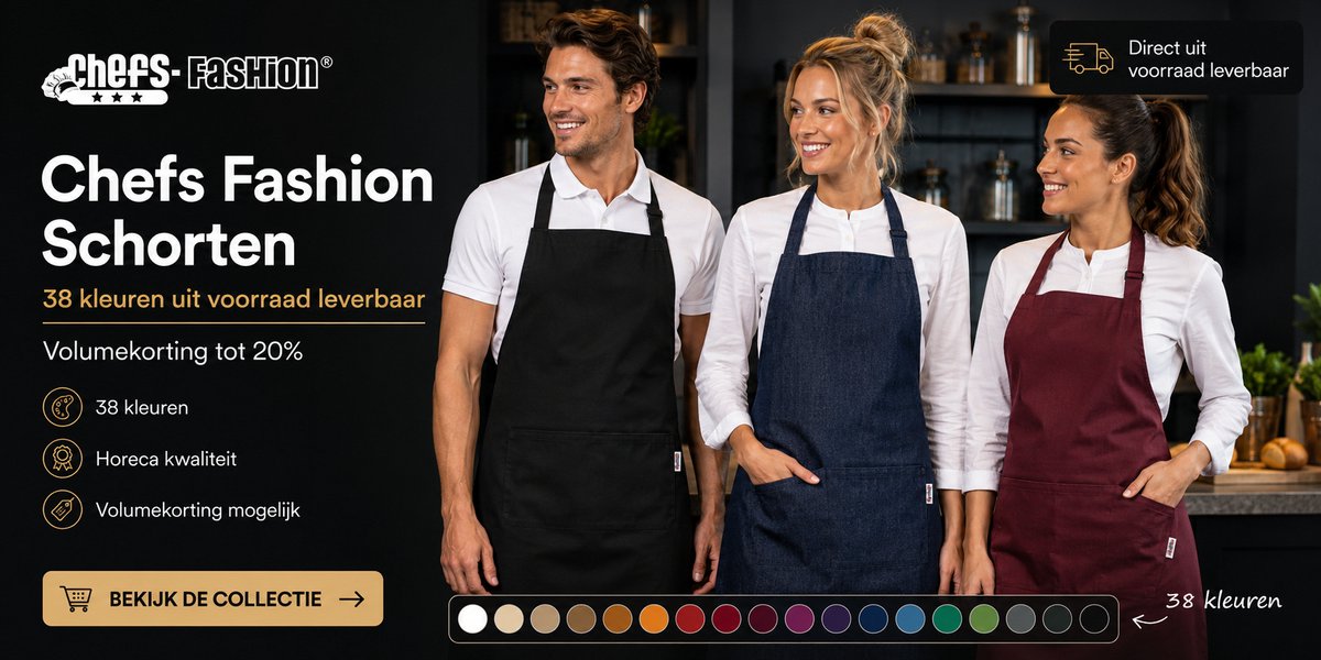 Chefs Chefs Fashion Keukenschort - afbeelding 5