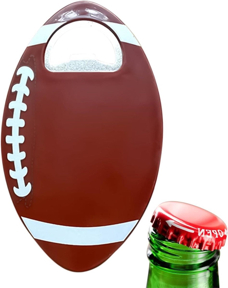 Grappige Flesopener - Voetbal Tool - Bier Openen - Robuust Ontwerp - 14x9 cm - Uniek