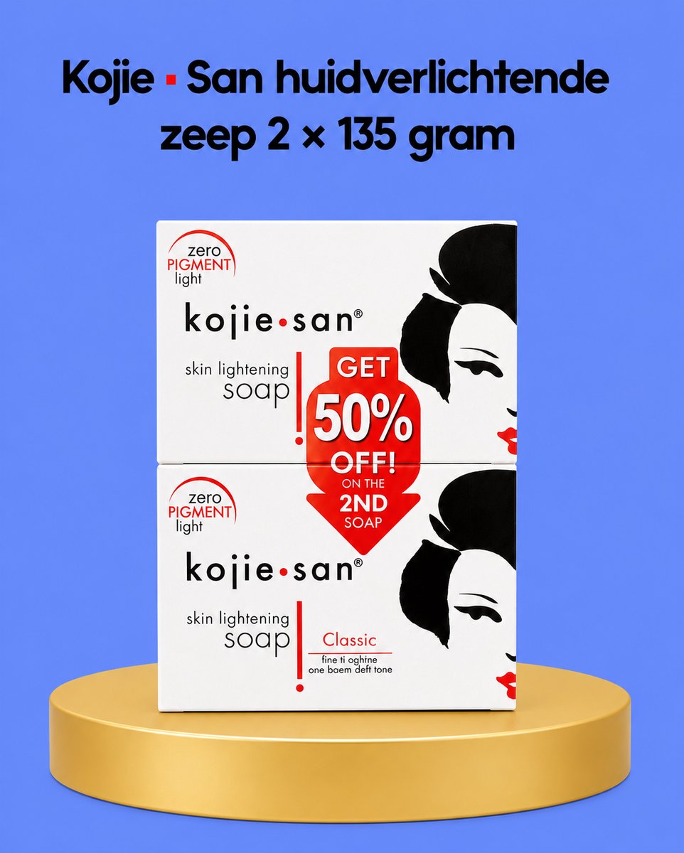 Kojie San Kojic Acid Zeep 2 x 100 gram
