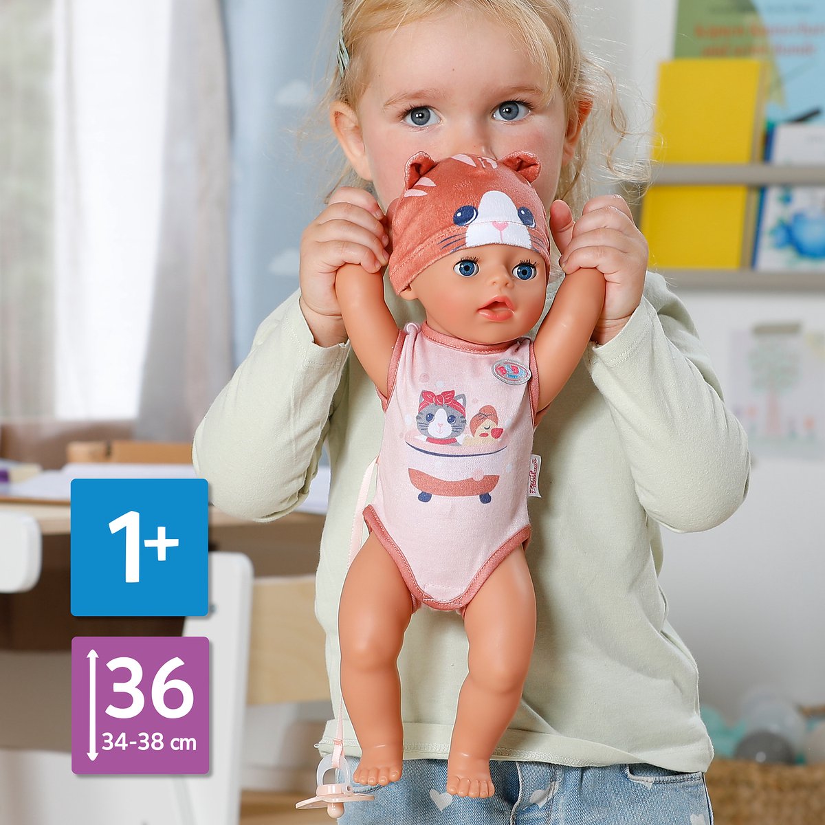BABY born Lena Kat (36 cm) — afbeelding 9