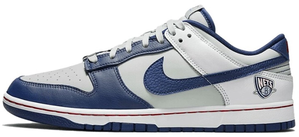 Nike Dunk Low Brooklyn Nets NBA 75th Anniversary Grijs