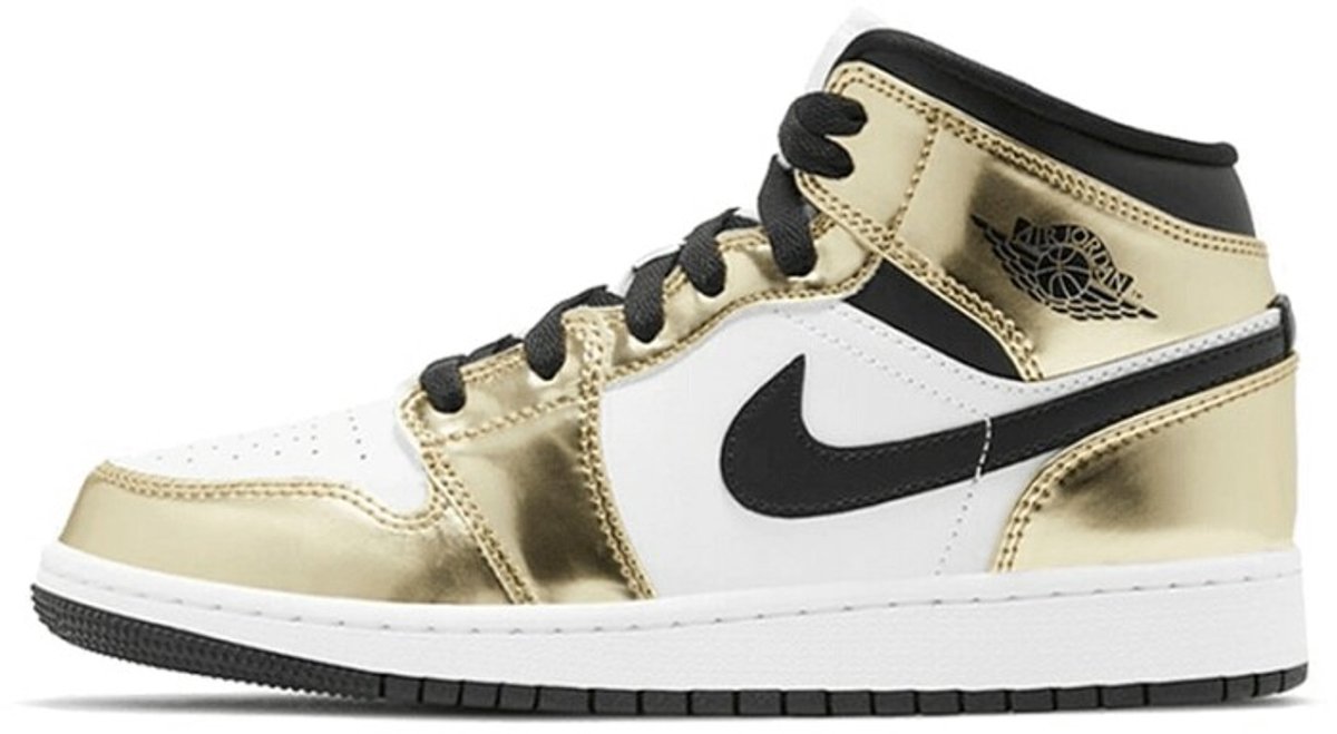 Air Jordan 1 Mid Metallic Goud
