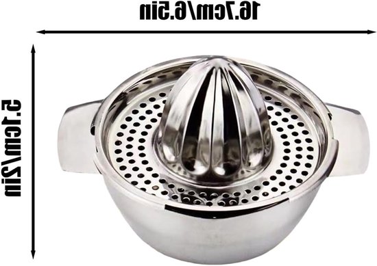 Allecto - Citroenpers - Handmatige Citruspers - Roestvrij Staal van Allecto — afbeelding 3