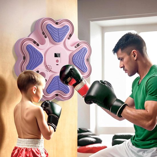 Boxing Machine Wall Mount, Intelligent Wall-Mounted Punching Trainer, Fitness & Strength Training Machine for Indoor Home Workouts, Living Room & Bedroom Gym 02x11.02x0.59 Inches — afbeelding 4
