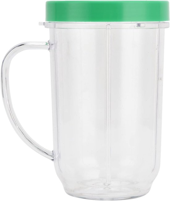 Blenderbeker Vervanging - Reservebeker Mixer - Sap Maken - Voedselveilig PP Materiaal - 16Oz - Groen — afbeelding 4