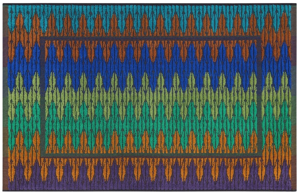 K-3 Karaginu luxe badmat - multicolor - luxe jacquard douchemat - 50×80 cm