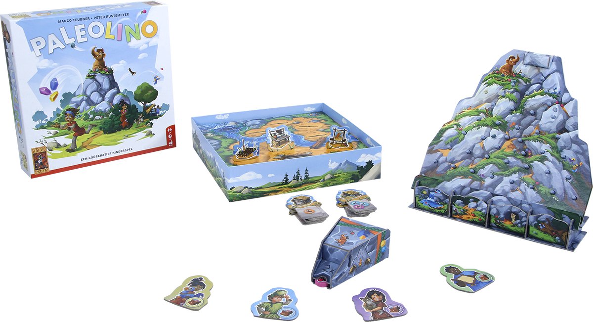999 Games - Paleolino - Bordspel - Coöperatief geheugenspel voor kinderen — afbeelding 5