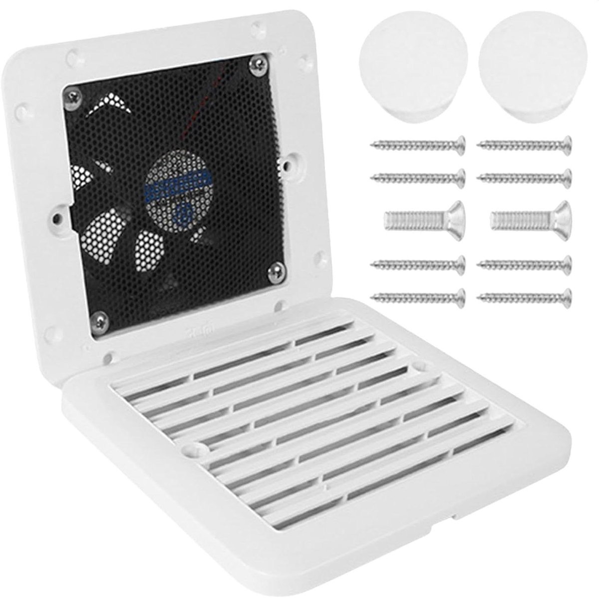 RV Zijventilator - Camper Afzuigventilator - Koeling en Ventilatie - Stille Werking - 12V