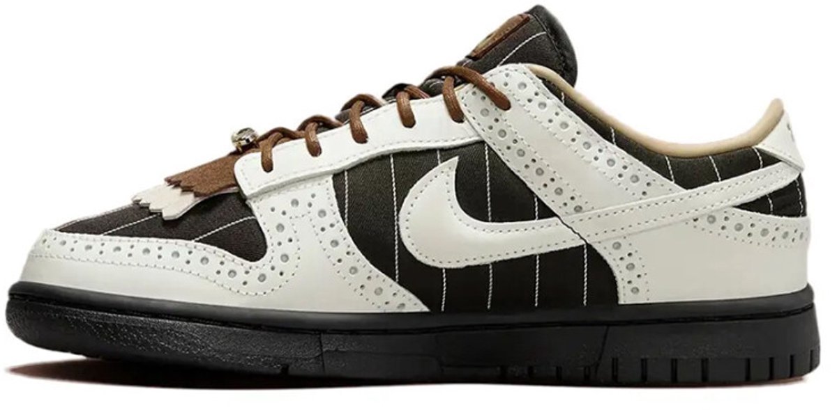Nike Dunk Low LX ‘Brogue Pinstripe’ Zwart