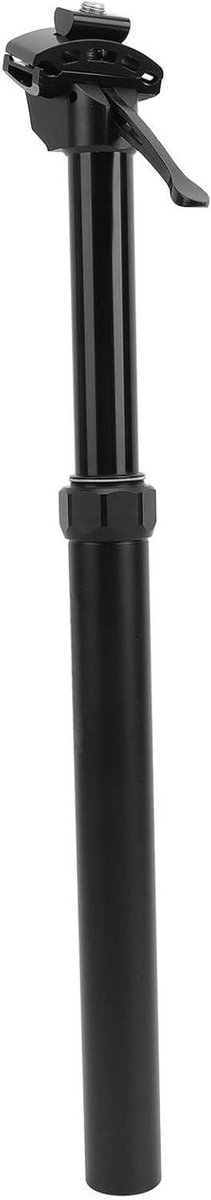 Fiets Zadelpen - Verstelbare Pen - Comfortabel Fietsen - Hydraulisch Vergrendelsysteem - 316 Mm - Zwart