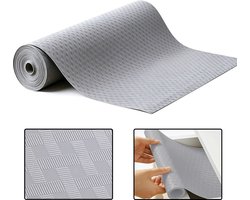 Lade-inleg – EVA-materiaal – Waterdicht & antislip – Bedrukte schapbekleding – Vochtbestendige mat voor kasten & schoenlades – Op maat te knippen keukenmat (water- & oliebestendig) – Geschikt voor lades, kasten, koelkasten, enz. – Niet-klevend