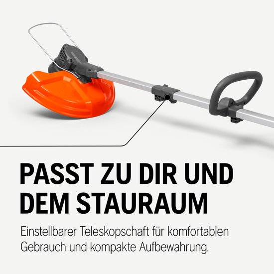 Husqvarna 215iL Accu Trimmer - 36V Borstelloze Motor, 31cm Snijbreedte, Telescoopschacht, Tap'n Go (Zonder Accu & Lader) van Husqvarna — afbeelding 5