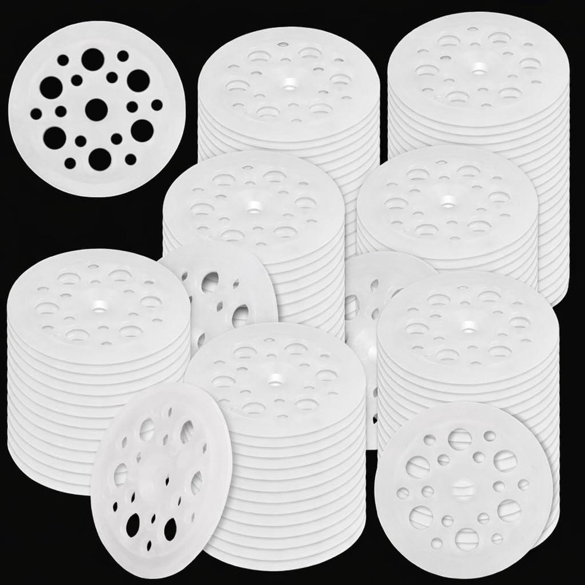 Isolatie Ringen - Kunststof Disc - Isolatie Bevestigen - Verhoogt Draagkracht - 46 mm - Wit