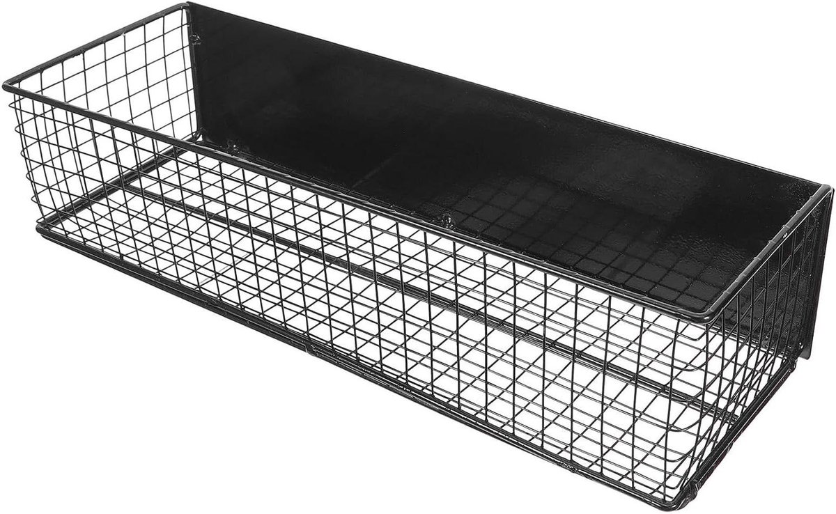 Magnetisch Kruidenrek - Koelkast Organizer - Keuken Opbergen - Ruimtebesparend - 35 x 125 x 8 cm - Zwart