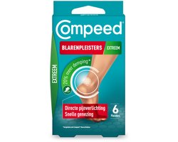 Compeed Blarenpleisters Extreme - Blarenpleisters - blarenpleisters bieden directe pijnverlichting, snellere genezing - 6 stuks