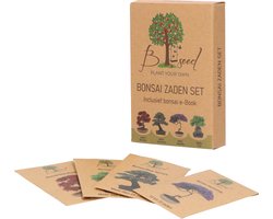 B-seed Zaden Set Incl. e-Book Bonsai Zaden Kweken - Boompje in Pot - Kamerplanten - Kweekset