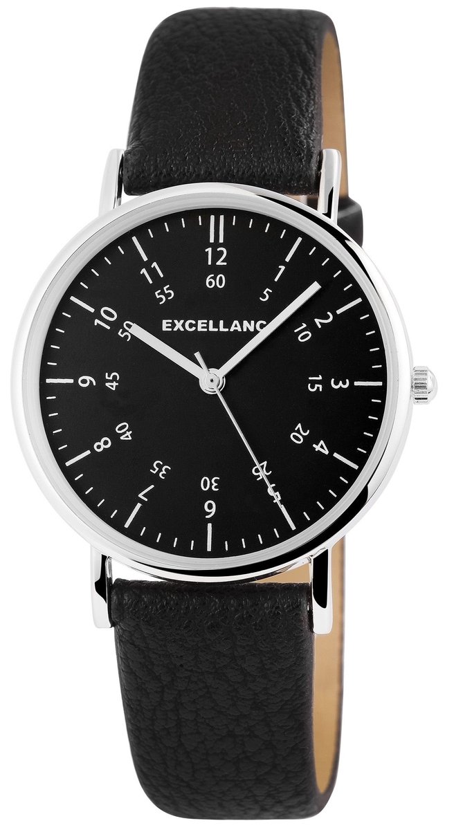 EXCELLANC Dameshorloge van imitatieleer EX0507 Excellanc dameshorloge met imitatieleren band