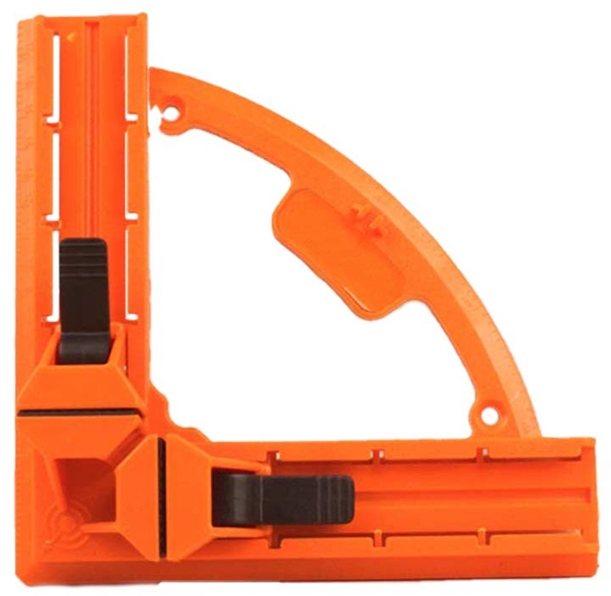 Cosensi- Haakse Klem 90 Graden - Hoekklem voor Houtbewerking - Positionering Glas - Snelle Clip - Slijtvast Materiaal - Afmetingen 175x175 mm