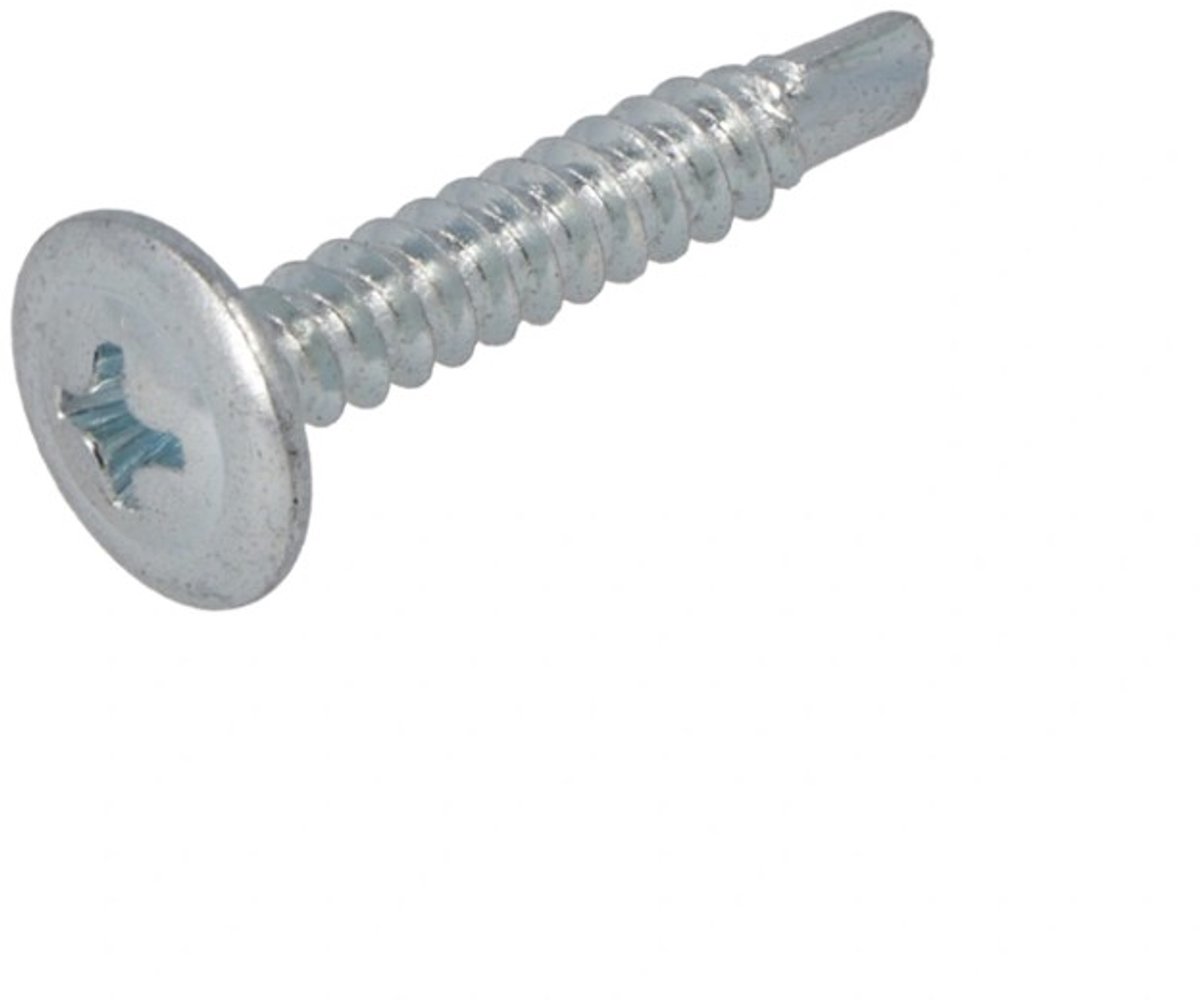 Dak & Gevel - Montageschroef zelfborend - Phillips2 - 4,2 x 32mm - Verzinkt - Voldraad (200 stuks)