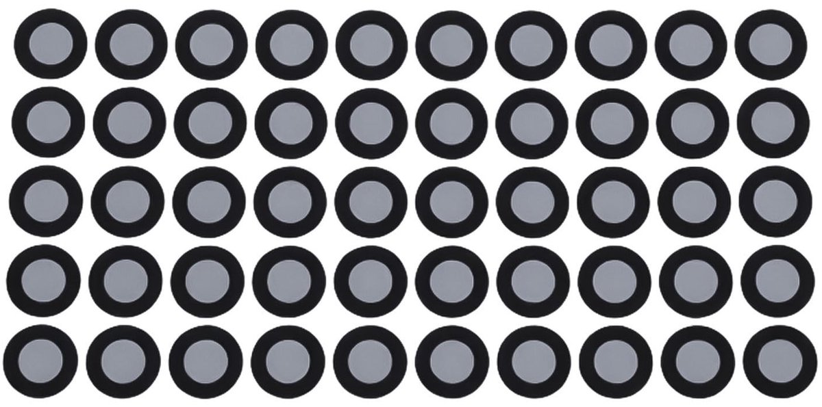 Byshayne- Scanning Markers 500 Stuks - 3D Scanning Dots - Reflecterende Stickers - 6mm ID / 10mm OD - Hoge Precisie - Veelzijdig Gebruik - Reflective Stickers