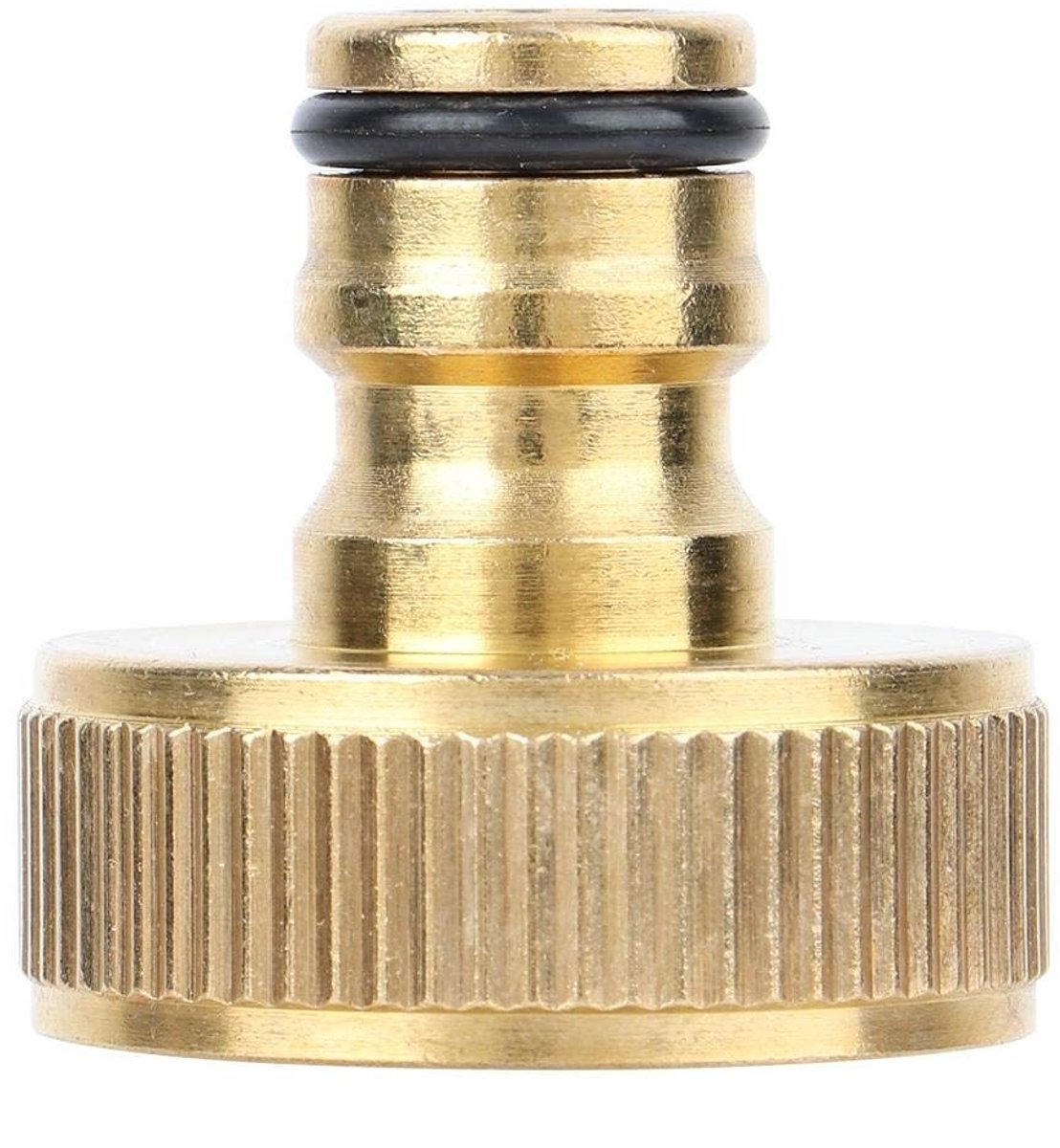Byshayne - Messing tuinslangaansluiting - Snelkoppeling - Hoogwaardige kwaliteit - 2,5 cm binnenschroefdraad - Waterleidingadapter - Geschikt voor t...