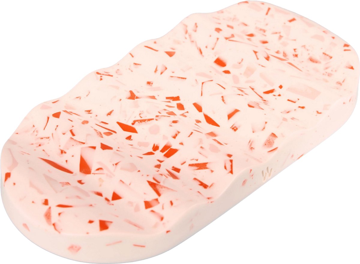 Wondr Terrazzo Bar Houder Pink & Red