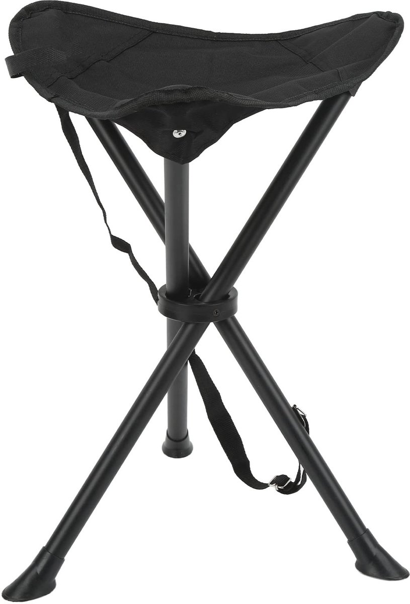 Dailygoods- Opvouwbare Kruk 200 Kg Dragend - Antislip - Draagbare Stoel - Buiten - Vissen - Stabiliteit - Vouwstoel