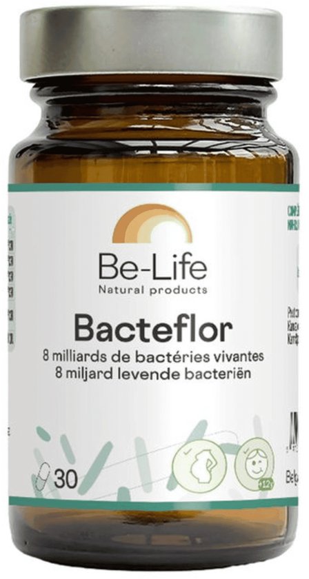 Be-Life Bacteflor | vervangt Be-Munitas Magnum Probiotica formule 30 Harde capsules