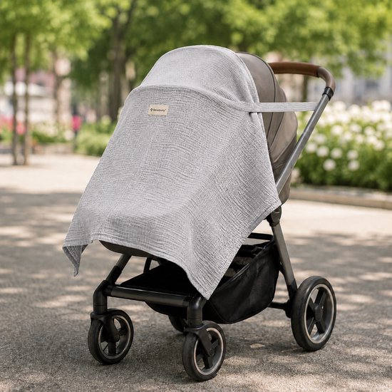 Sensibaby Borstvoedingsdoek - 100% Dubbellaags Katoen - Ademend en Verstelbaar - Beige — afbeelding 4